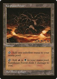 Karplusan Forest (39856) (Oversized) [Oversize Cards] | Odin's Place