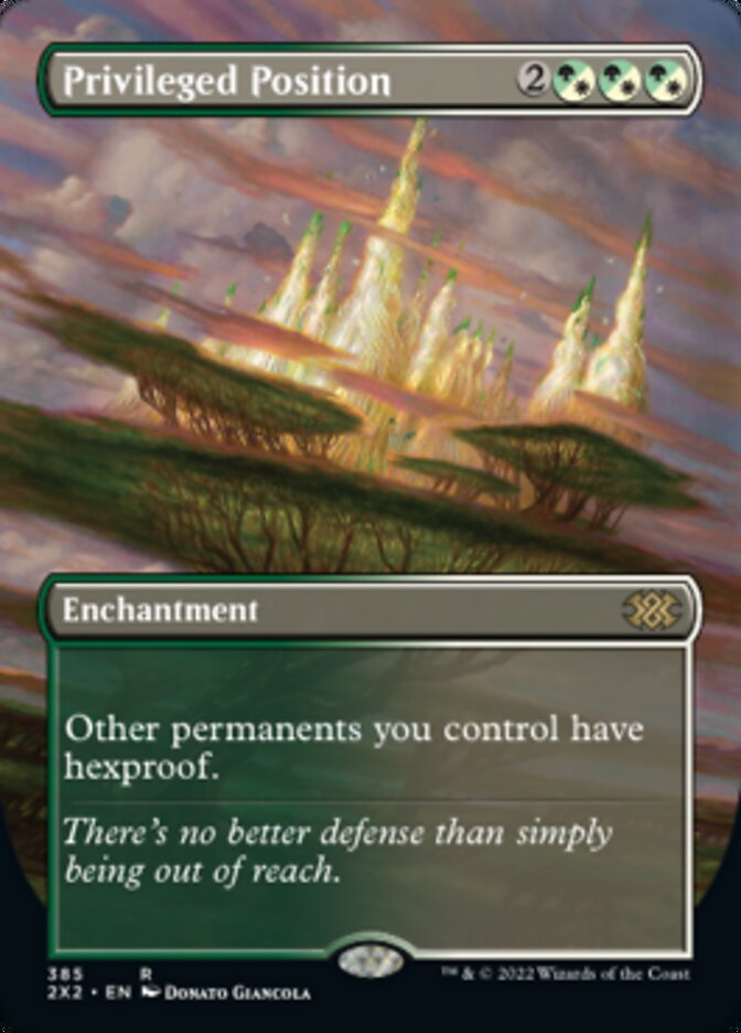 Privileged Position (Borderless Alternate Art) [Double Masters 2022] | Odin's Place