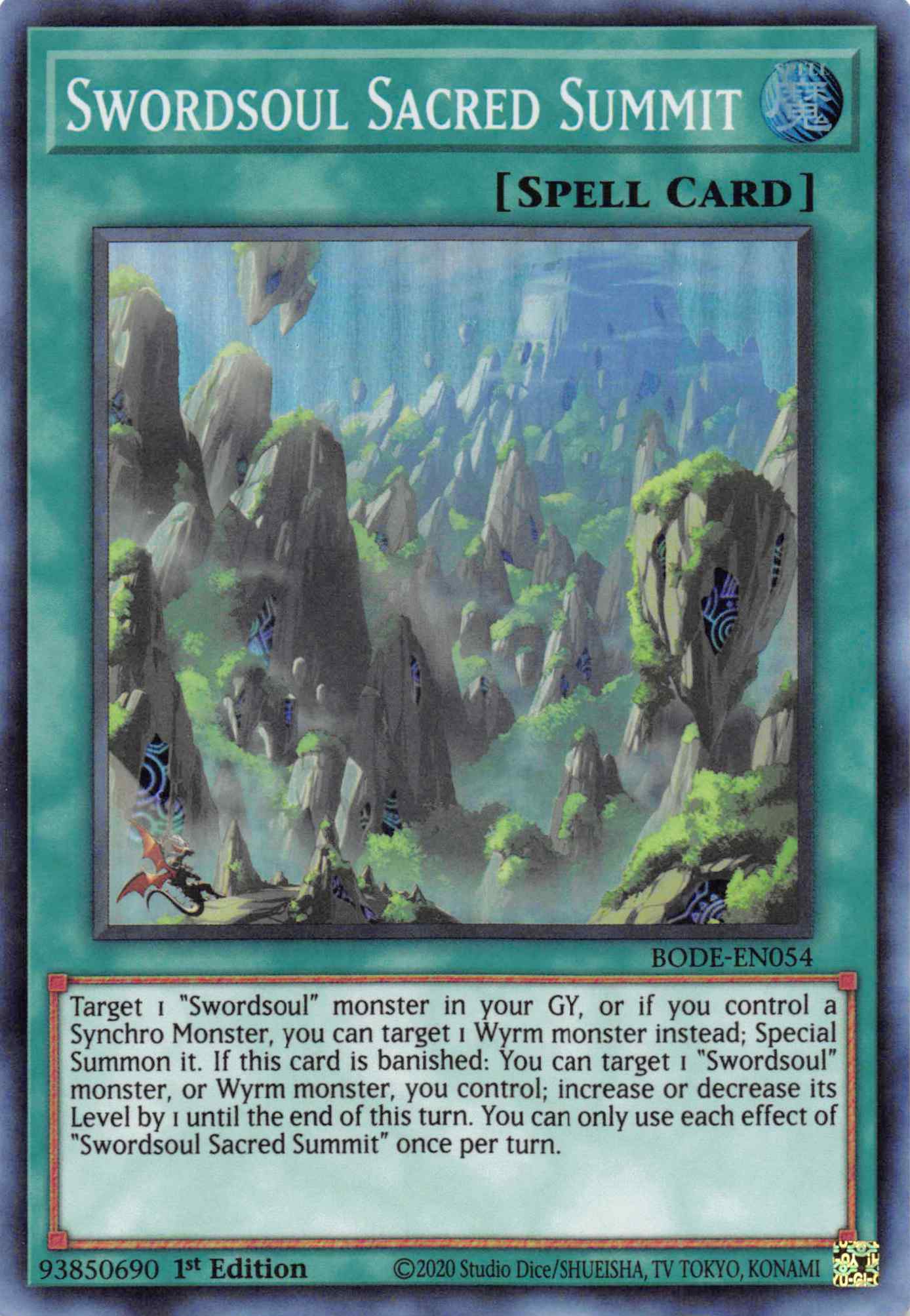 Swordsoul Sacred Summit [BODE-EN054] Super Rare | Odin's Place