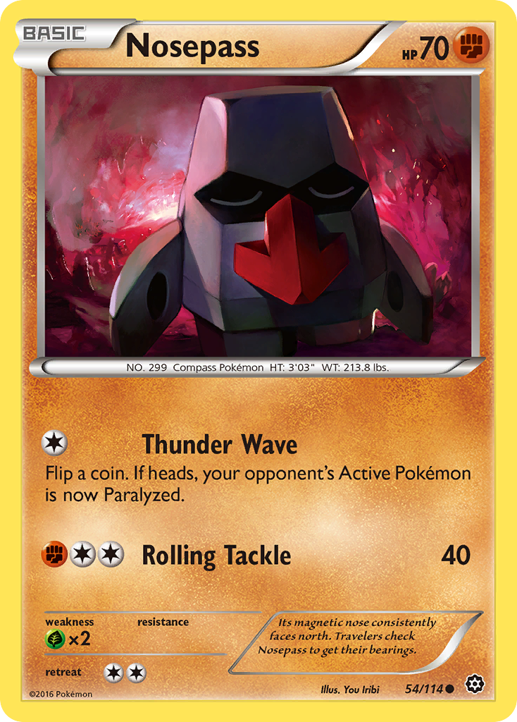Nosepass (54/114) [XY: Steam Siege] | Odin's Place