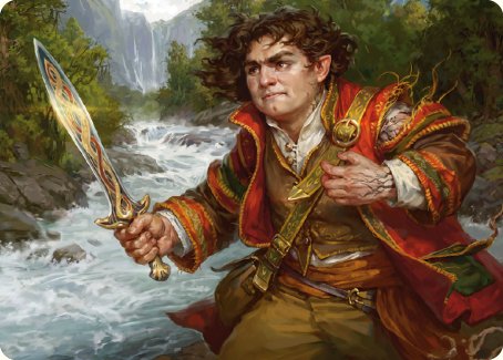 Frodo Baggins Art Card (16/81) [The Lord of the Rings: Tales of Middle-earth Art Series] | Odin's Place