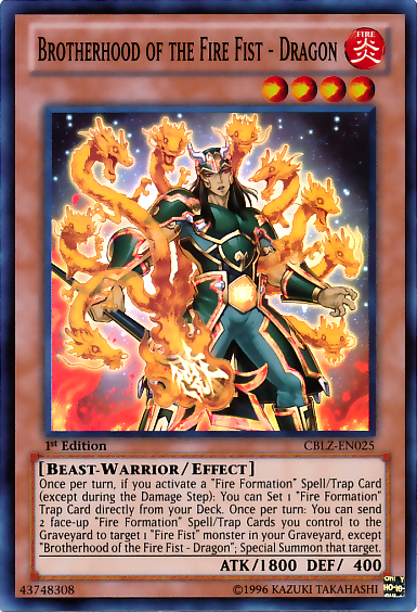 Brotherhood of the Fire Fist - Dragon [CBLZ-EN025] Super Rare | Odin's Place