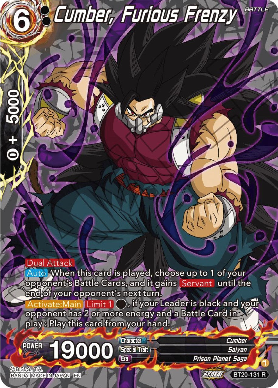 Cumber, Furious Frenzy (Silver Foil) (BT20-131) [Power Absorbed] | Odin's Place