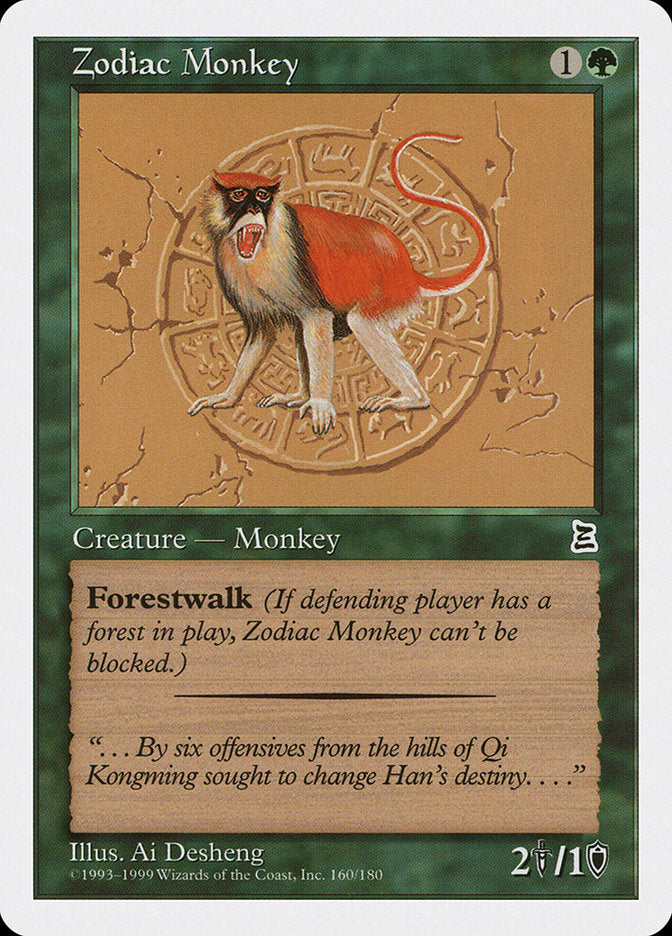Zodiac Monkey (160) [Portal Three Kingdoms] | Odin's Place