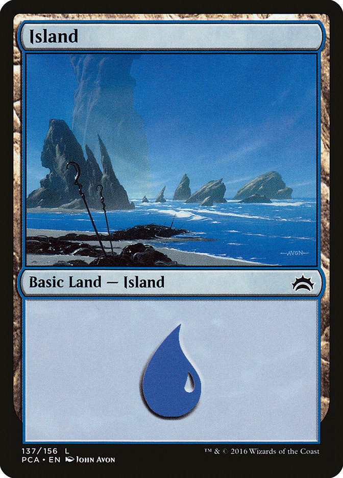 Island (137) [Planechase Anthology] | Odin's Place