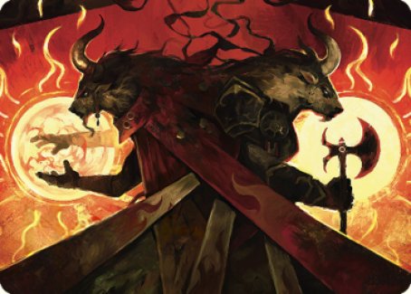 Hurloon Battle Hymn Art Card [Dominaria United Art Series] | Odin's Place