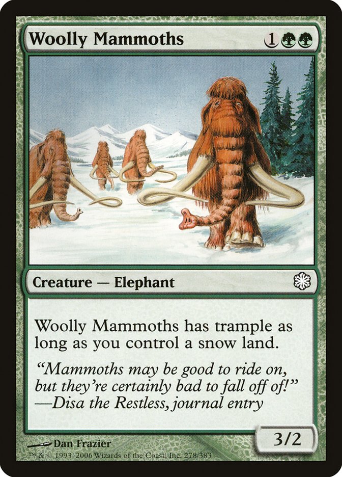 Woolly Mammoths (278) [Coldsnap Theme Decks] | Odin's Place