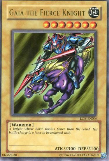 Gaia The Fierce Knight [LOB-EN006] Ultra Rare | Odin's Place