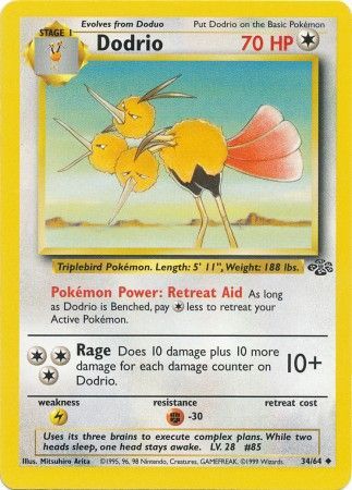 Dodrio (34/64) [Jungle Unlimited] | Odin's Place