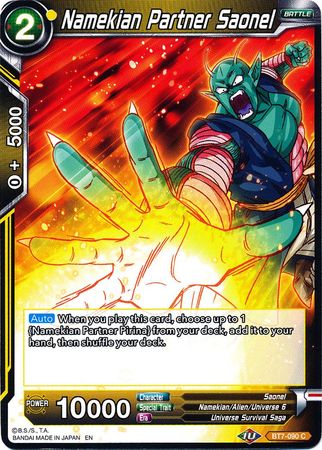 Namekian Partner Saonel (BT7-090) [Assault of the Saiyans] | Odin's Place