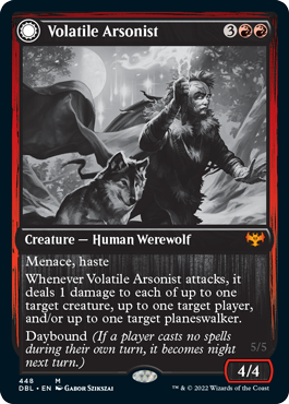 Volatile Arsonist // Dire-Strain Anarchist [Innistrad: Double Feature] | Odin's Place