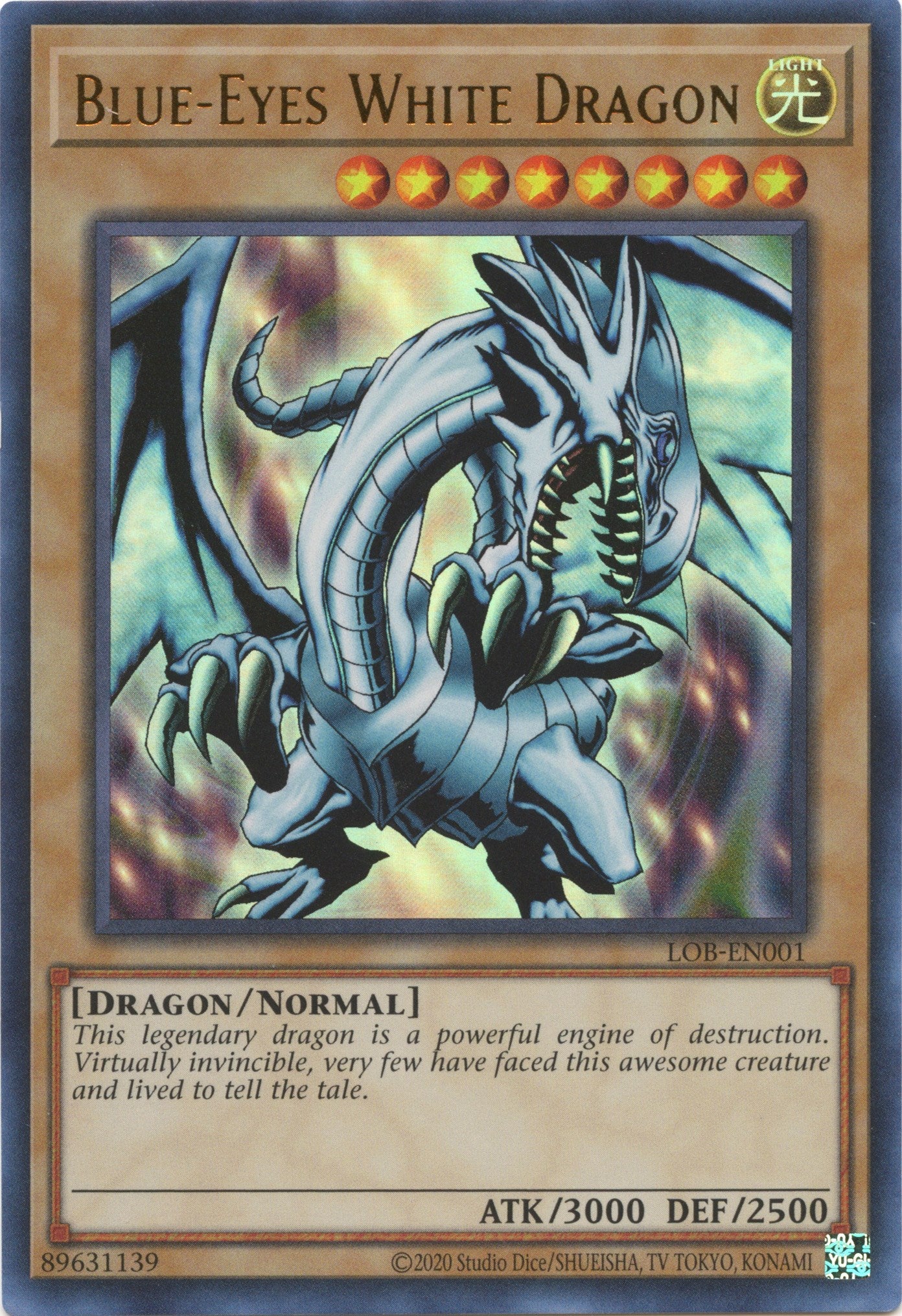 Blue-Eyes White Dragon (25th Anniversary) [LOB-EN001] Ultra Rare | Odin's Place