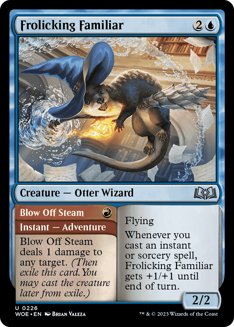 Frolicking Familiar // Blow Off Steam [Wilds of Eldraine] | Odin's Place