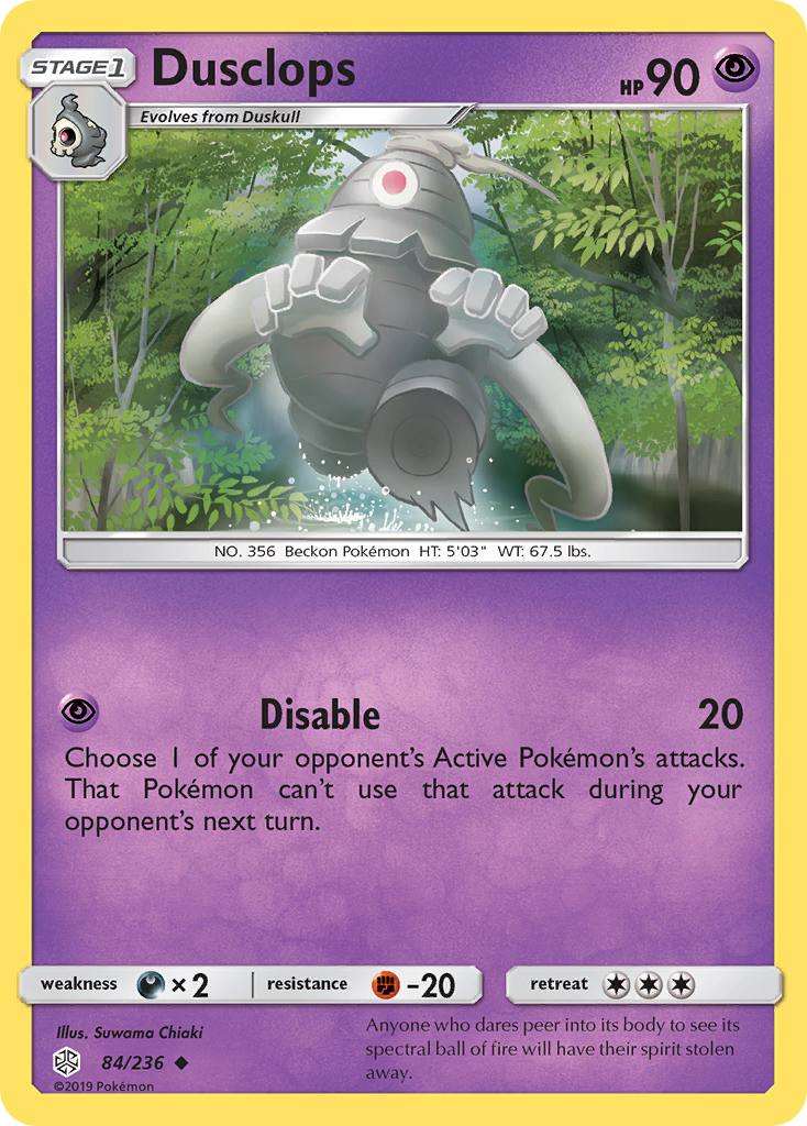 Dusclops (84/236) [Sun & Moon: Cosmic Eclipse] | Odin's Place
