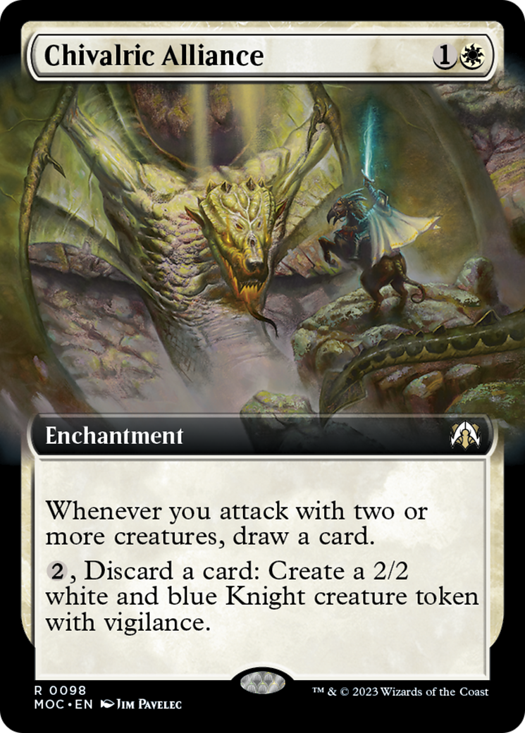Chivalric Alliance (Extended Art) [March of the Machine Commander] | Odin's Place
