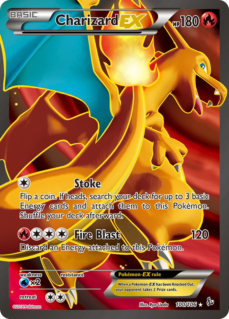 Charizard EX (100/106) [XY: Flashfire] | Odin's Place