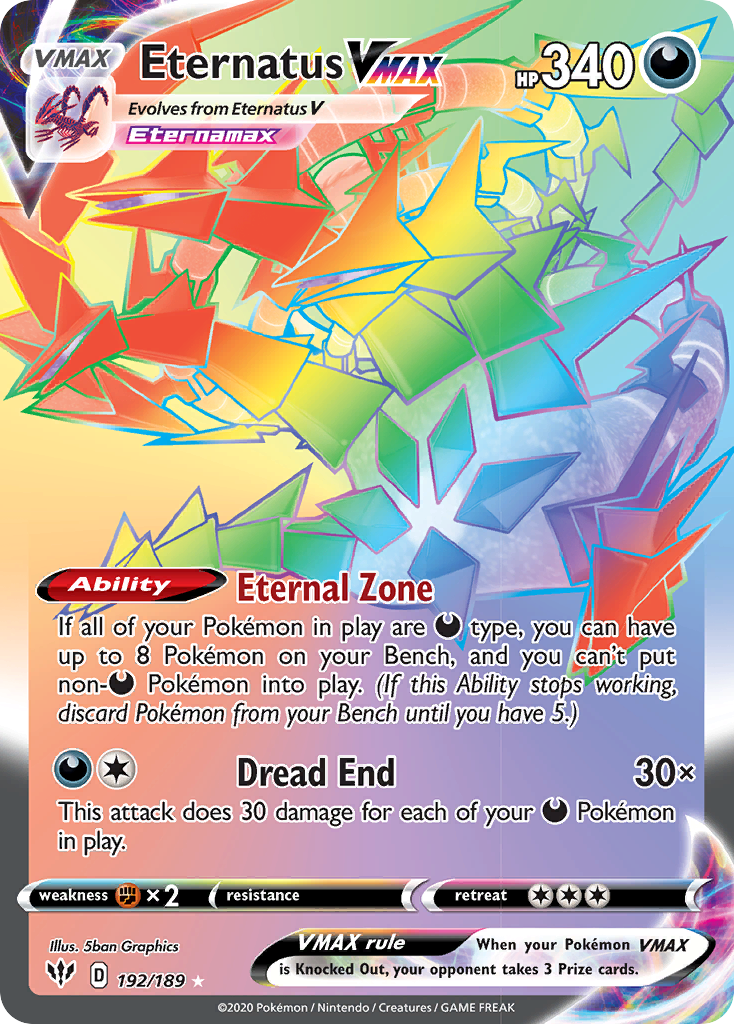 Eternatus VMAX (192/189) [Sword & Shield: Darkness Ablaze] | Odin's Place