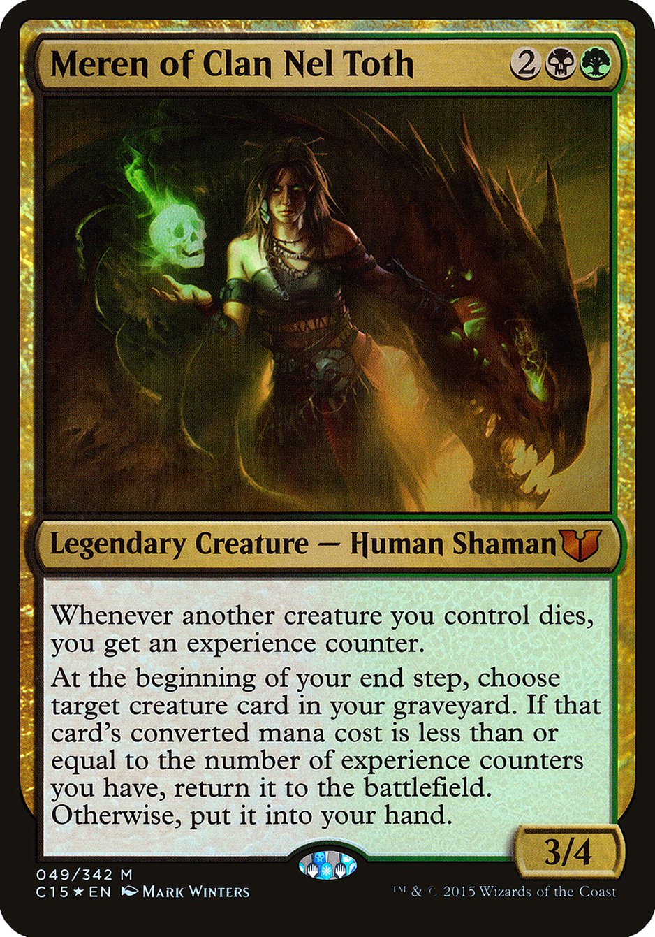 Meren of Clan Nel Toth (49) (Oversized) [Commander 2015 Oversized] | Odin's Place