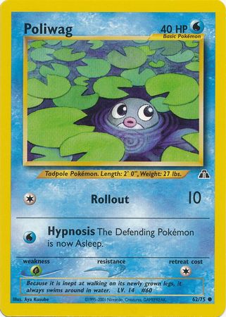 Poliwag (62/75) [Neo Discovery Unlimited] | Odin's Place