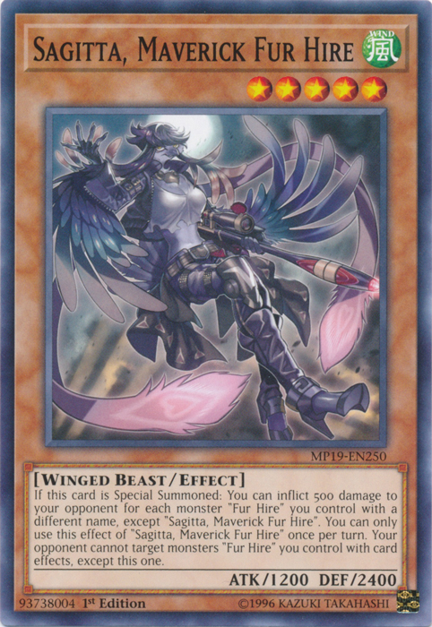 Sagitta, Maverick Fur Hire [MP19-EN250] Common | Odin's Place