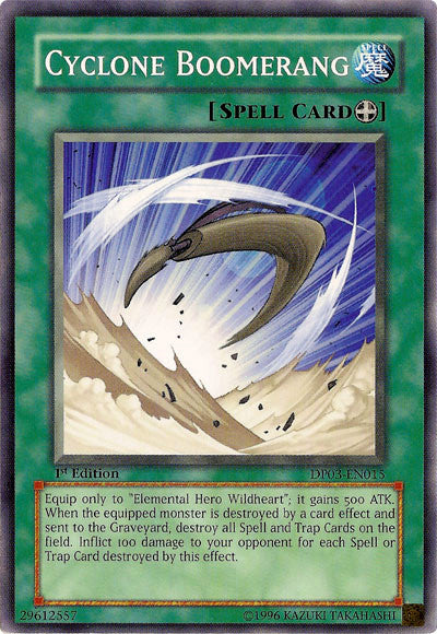 Cyclone Boomerang [DP03-EN015] Common | Odin's Place