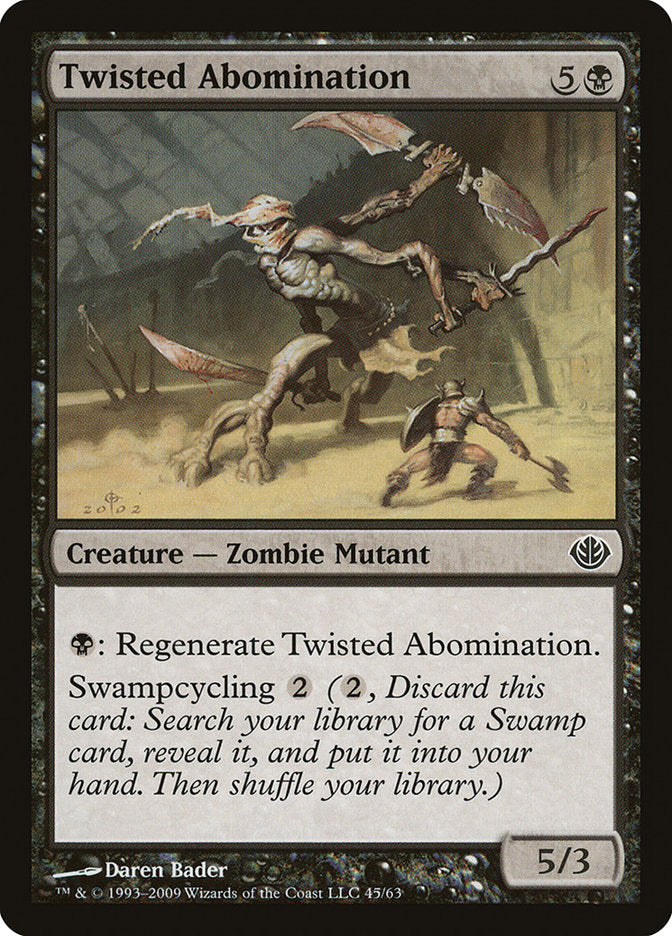 Twisted Abomination (45) [Duel Decks: Garruk vs. Liliana] | Odin's Place