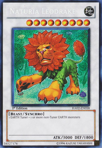 Naturia Leodrake [HA02-EN058] Secret Rare | Odin's Place