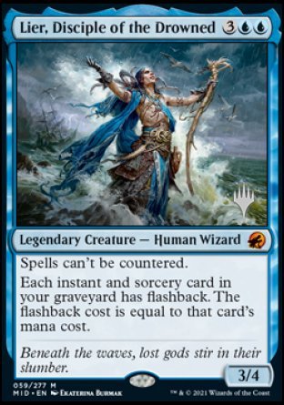Lier, Disciple of the Drowned (Promo Pack) [Innistrad: Midnight Hunt Promos] | Odin's Place