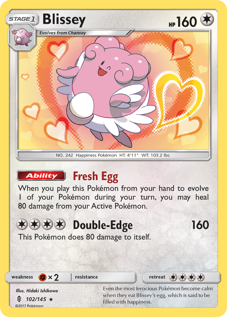 Blissey (102/145) [Sun & Moon: Guardians Rising] | Odin's Place