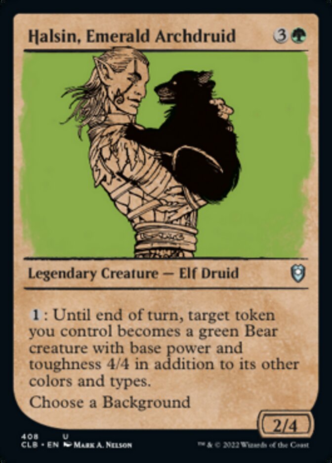 Halsin, Emerald Archdruid (Showcase) [Commander Legends: Battle for Baldur's Gate] | Odin's Place