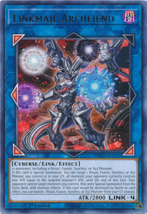 Linkmail Archfiend [MP20-EN125] Rare | Odin's Place