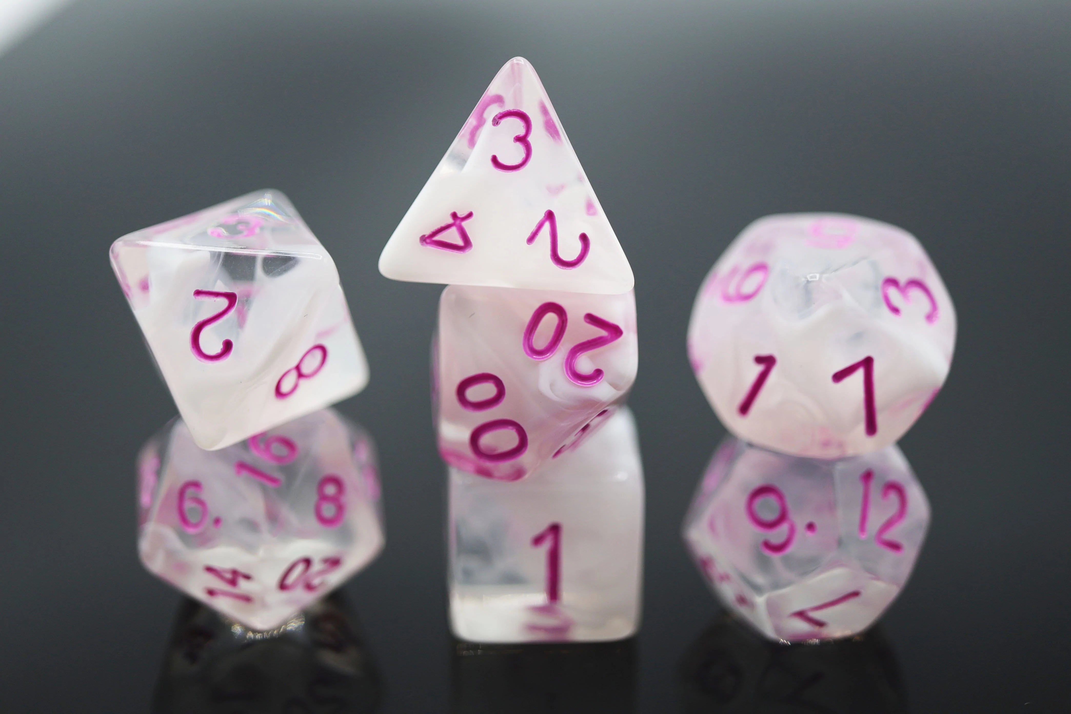 Foam Brain Poly 7 Dice Set: Cloudy Passion | Odin's Place