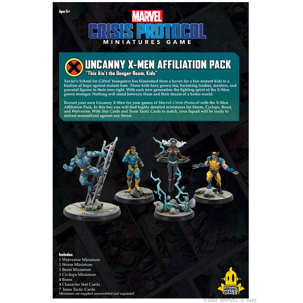 Marvel Crisis Protocol: Uncanny X-Men Affiliation Pack | Odin's Place