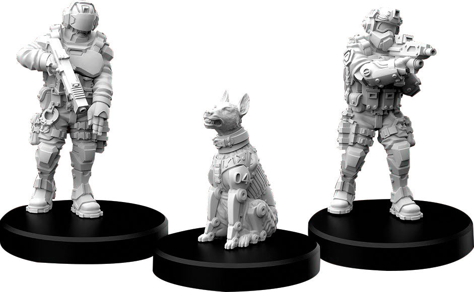 Cyberpunk Red RPG: Lawmen - Enforcers Miniatures | Odin's Place