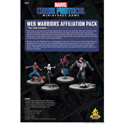 Marvel Crisis Protocol: Web Warriors Affiliation Pack | Odin's Place