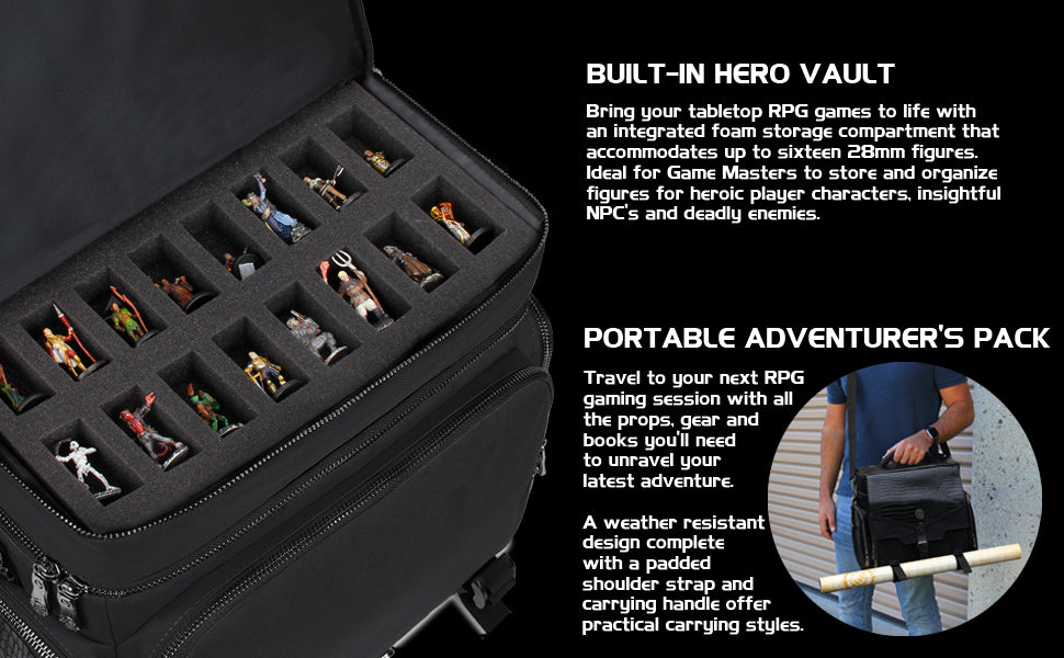 Enhance Tabletop RPG Adventurer's Bag Collector's Edition Black | Odin's Place