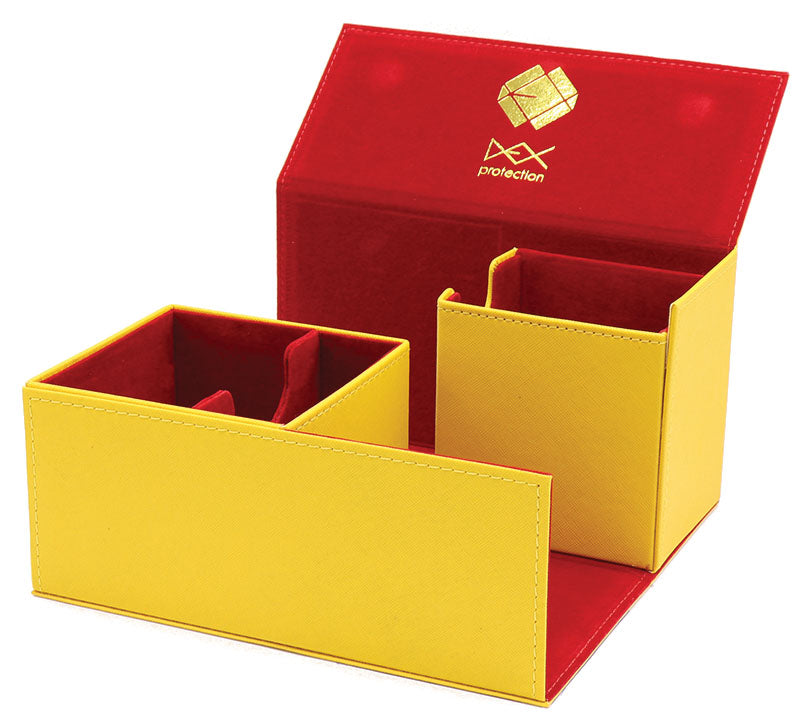 DEX Creation Line Deck Box: Large - Yellow | Odin's Place