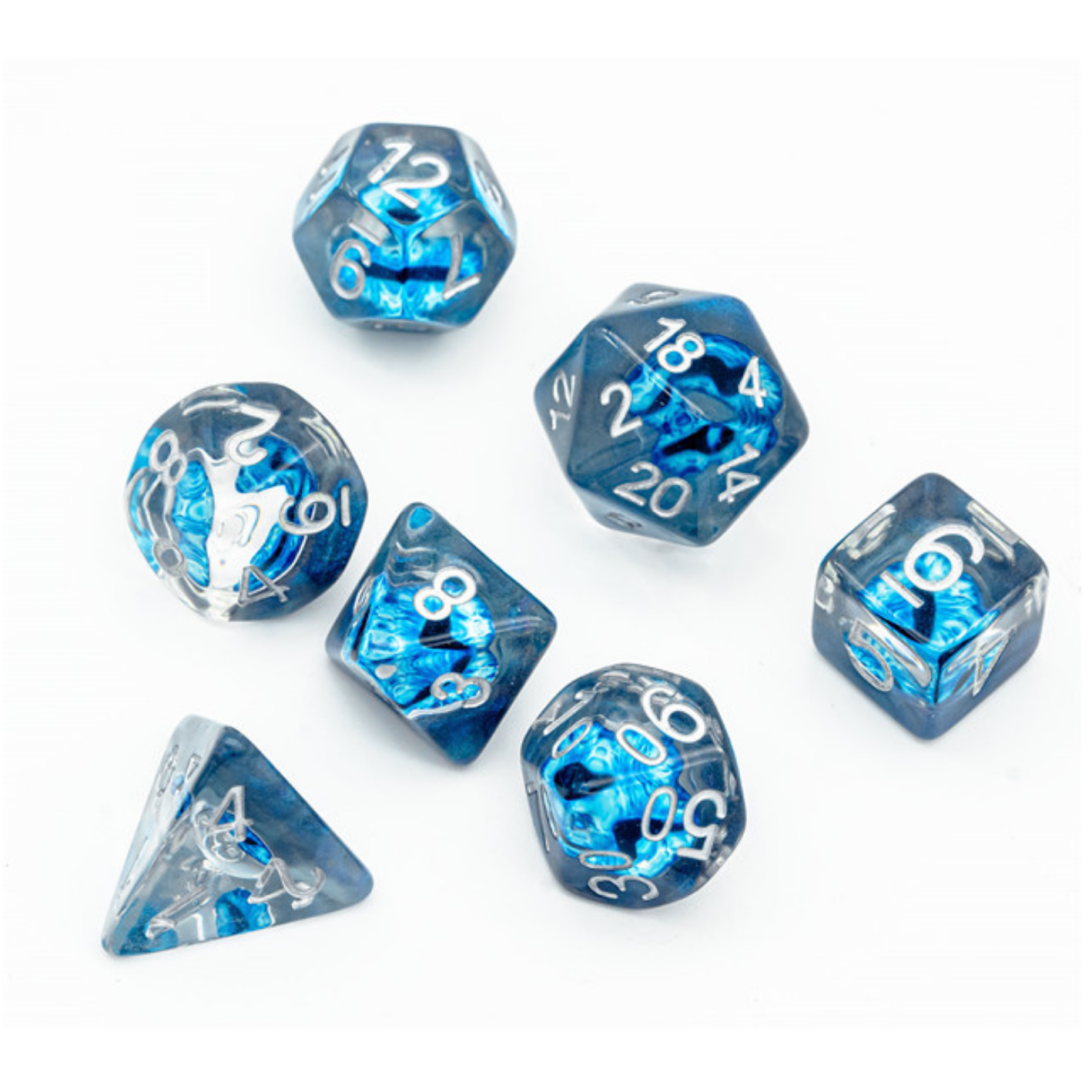 Foam Brain Cyberpunk Eye RPG Dice Set | Odin's Place