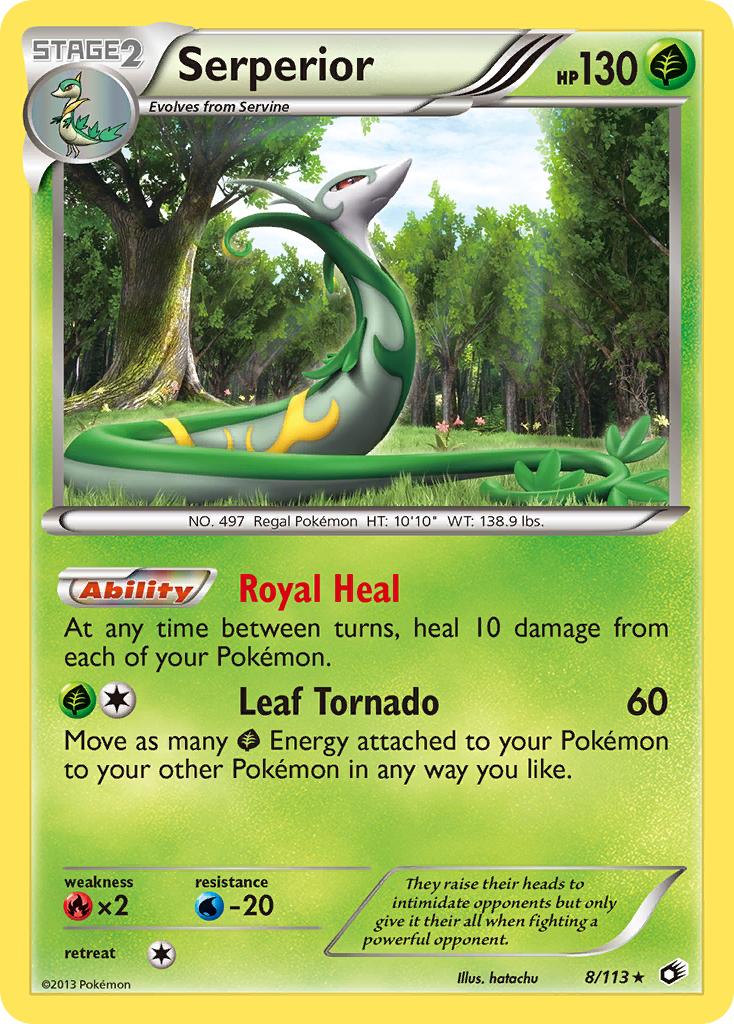 Serperior (8/113) [Black & White: Legendary Treasures] | Odin's Place