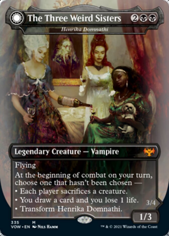 Henrika Domnathi // Henrika, Infernal Seer - The Three Weird Sisters // Fiends of Darkest Night [Innistrad: Crimson Vow] | Odin's Place