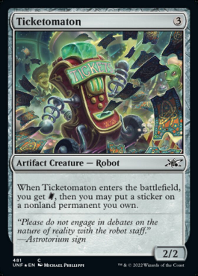 Ticketomaton (Galaxy Foil) [Unfinity] | Odin's Place