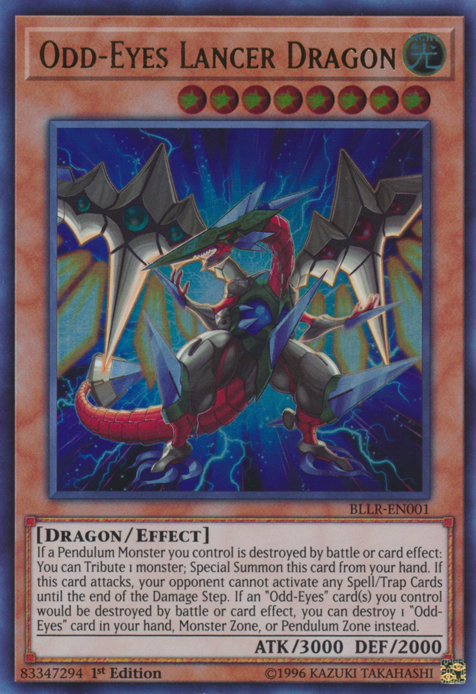 Odd-Eyes Lancer Dragon [BLLR-EN001] Ultra Rare | Odin's Place