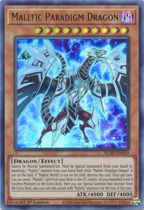 Malefic Paradigm Dragon [BLAR-EN019] Ultra Rare | Odin's Place