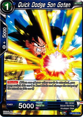 Quick Dodge Son Goten (BT4-029) [Colossal Warfare] | Odin's Place