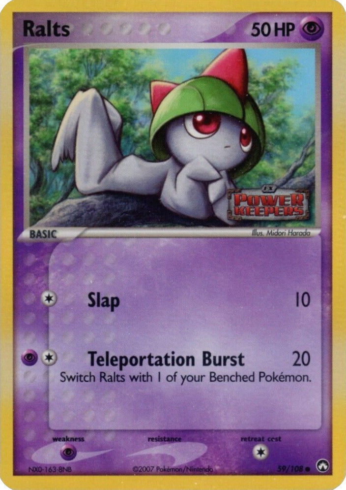 Ralts (59/108) (Stamped) [EX: Power Keepers] | Odin's Place