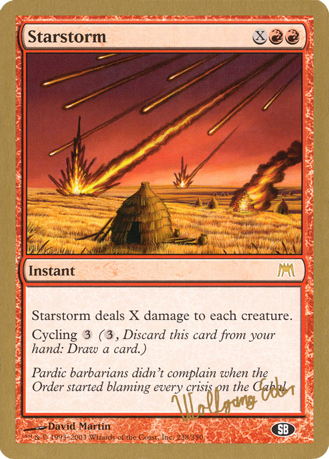 Starstorm (Wolfgang Eder) (SB) [World Championship Decks 2003] | Odin's Place