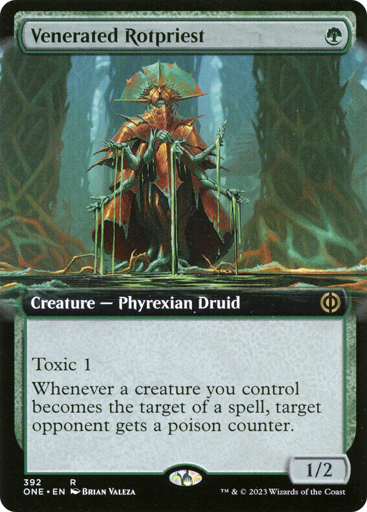 Venerated Rotpriest (Extended Art) [Phyrexia: All Will Be One] | Odin's Place