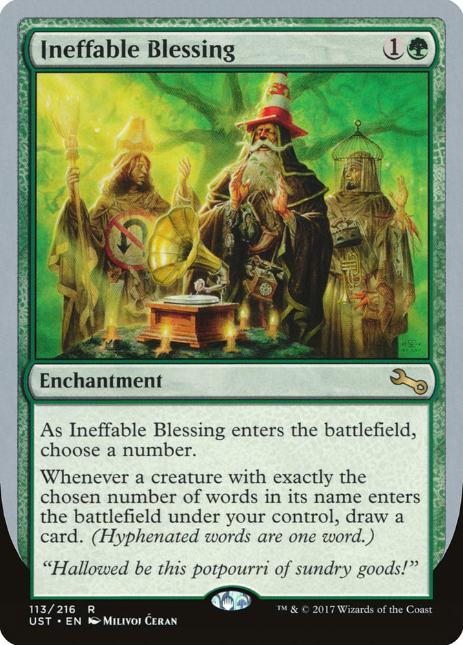 Ineffable Blessing (113) ("choose a number") [Unstable] | Odin's Place