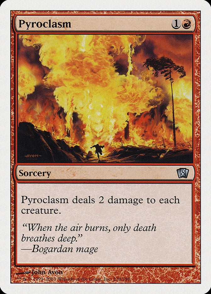 Pyroclasm (210) [Eighth Edition] | Odin's Place