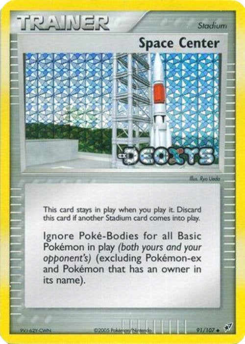 Space Center (91/107) (Stamped) [EX: Deoxys] | Odin's Place